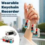 Magecam Digital Camera 0.96 Inch Keychain Camera Retro Support Memory Card 1080P Very Small Camcorder Video Recorder with Flash - Image 2