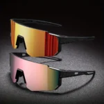 Men's Oversized Cycling Sunglasses Eyewear Bicycle Goggles Windproof Glasses Lens Road Riding Bike - Image 3