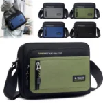 Fashion Men Crossbody Bag Single Shoulder Bags Big Capacity Storage Bag Multi-Pockets Business Crossbody Bags for Work Traveling - Image 2