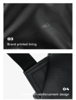 Septwolves High Quality Business Printed Leather Backpack Man Designer Drawstring Flip Monogram Laptop Bags Print Work Rucksack - Image 22