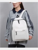Backpack Simple New Style College Style Small Backpack Travel Lightweight Korean Version Junior High School Double Shoulder Bags - Image 26