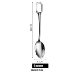 Western Dining Utensils Three-Piece Set Steak Knife Fork Soup Spoon Stainless Steel Cutlery Dishwasher Safe Dinnerware Set - Image 19