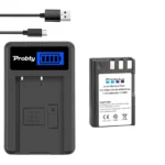 2400mAh EN EL9 EN EL9A EN-EL9 EL9A ENEL9 Batteries + LED Charger MH-23 for Nikon D40 D40X D60 D3000 D5000 Digital Camera battery - Image 12