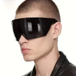 Oversized Sunglasses Men Wrap Anti Wind Personal Large Shades Futuristic Fashion Future Shield Uv400 Cycling Motorcycle - Image 5