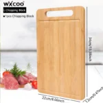 Wooden Chopping Boards Cutting Serving Board Double-sided Available Wooden Thick Boards for Chopping Charcuterie Serving Boards - Image 15