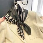100% Real Silk Scarf New 70CM Natural Shawl Wraps Women Ladies Fashion Scarves Foulard Bandana Square Headband Hijab Pashmina - Image 2