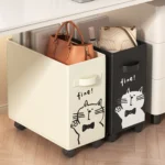 Under Desk Rolling Storage Cart Organizer With Wheels For Office School Home Laptop Bags Books Folders - Image 2