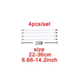 4pcs/set Elastic Bed Sheet Strip Fastener Bed Sheet Grippers Belt Adjustable Mattress Cover Blankets Holder Bed Sheet Set - Image 7