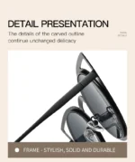 Cat Ear Fashion Sunglasses, Retro Cute Framed Color Sunglasses, Men's and Women's Sunglasses - Image 12