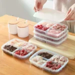 Refrigerator Food Storage Containers, Suitable For Meat And Other Food, Food-grade Airtight Containers, 2/4/6 Compartments. - Image 4