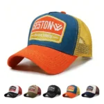Branded Hats for Men, Spring and Summer Universal Baseball Caps, Large Head Circumference, Youthful Appearance, Face-Slimming Effect, Sun Protection Sun Hats - Image 3