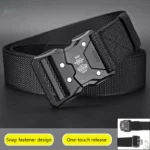 Genuine Tactical Belt Men's Buckle Quick Release Nylon Canvas Military Belt Casual Outdoor Sport Training Braided Waist Belt - Image 23