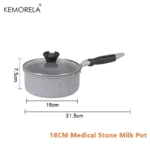 Durable Stone Frying Pan28/26/24/20cm Wok Non-stick Pan Skillet Cauldron Induction Cooker Pans Pancake Egg Gas Stove Home - Image 9