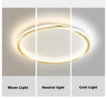 Modern LED Room Decoration Ring Ceiling Light Living Room Bedroom Dining Room Ceiling Lamp Indoor Lighting Decorative Lamps - Image 18