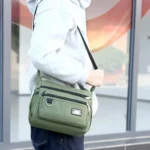 Mens Crossbody Bag Single Shoulder Bags Big Capacity Multi-Pockets Storage Bag Fashion Handbag Business Crossbody Bags - Image 29