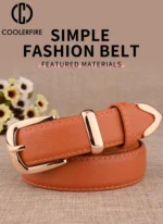 Women's Trousers Belt  Leather Trend White Belt Fashion High Quality Trouser Belts Solid Vintage Pin Buckle Ladies Strap LB2146- - Image 16