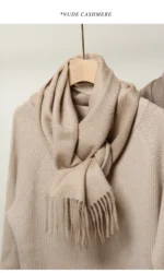 Women Scarf Cashmere Winter Scarf Winter 2024 Fashion Scarves Designer Keep warm Women Luxury Kids Scarf - Image 10