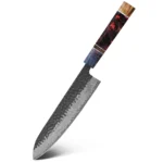 1-4 PCS Kitchen Knife set Damascus Steel Japanese chef Knife Santoku Knife Nakiri Knife kiritsuke knife Stable wood Handle - Image 7
