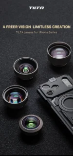TILTA Khronos  Fisheye Lens 16mm Wide Angle Lens Micro 10x Macro Lens Telephoto Lens Camera Lens T-Mount Lenses for iPhone - Image 13