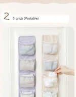 5/10 Pockets Underwear Socks Hanging Organizers Behind Door Storage Wardrobe Hanging Storage Bag Closet Organizer - Image 23