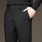 New Men‘s Suit Pants Slim Business Office Elastic Waist Black Grey Classic Pant Korean Trousers Male Plus Size 27-38 40 42 - Image 6