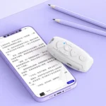 Recharegable Bluetooth Remote Control Button Wireless Controller Selfie Camera Stick Shutter Release For Phones e-book Page Turn - Image 15