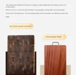 Cutting Board Double-sided Using Premium Acacia Wood Splicing Chopping Board Drain Water and Damp-proof Kitchen Tools - Image 15