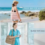Tote Bag for Women, Lightweight Puffy Tote Bag with Compartments Shoulder Bag Handbag for Travel, Work, Gym - Image 6