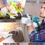 Hand Working Gloves Safety Grip Protection Work Gloves Men Women BBQ Thick Cotton White(Pack of 12 Pairs) - Image 6