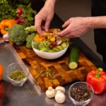 Cutting Board Double-sided Using Premium Acacia Wood Splicing Chopping Board Drain Water and Damp-proof Kitchen Tools