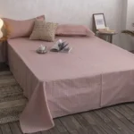 Bed Sheets Plaid Non-slip Comfortable Washed Twin Queen Full Size Nordic Style Universal Bedspread Simple Durable Antibacterial - Image 15