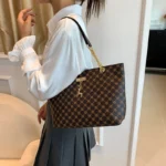New Presbyopia Handbag Texture Soft Leather Large Capacity Tote Women Bag With Hanging Accessories Shoulder Bag - Image 22