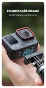 TELESIN Magnetic Two Claw Adapter Action Camera Accessories For Insta 360 Ace Ace pro Adapter - Image 8
