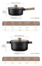 cookware set - steak pan, frying pan, saucepan, stockpot, non-stick pan, wok - complete kitchen utensil set - Image 37