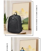Cute Simple Casual Backpack Simple Versatile Trendy Grid Fashion Street Travel Personality Storage Bag Sequin Backage For Girls - Image 10