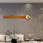 Spain Large Wall Clock Modern Design Metal Luxury Wall Watches Clocks DIY Home Decor Silent Living Room Orologi Da Parete Gift - Image 4