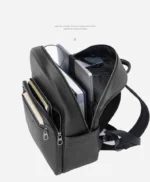 New Brand Genuine Leather Men Backpacks Fashion Real Natural Leather Student Backpack Boy Luxury Computer Laptop Bags - Image 11