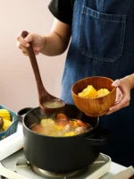 Kitchenware set: cooking spatula, pot spatula, wooden spatula, spoon, stir-frying spoon, pot spatula, soup spoon, kitchen tool - Image 2