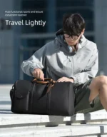 Large-Capacity Travel Bag, Dry-Wet Separation Gym Bag, Business Water-Resistant Shoulder Bag, Trendy Sports Bag, Fashionable Crossbody Bag, Unisex Storage Bag - Image 18