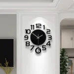 Modern wall clocks with silent pendulum function are suitable for living rooms, offices, bedrooms, and home decor - Image 9