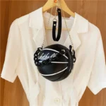 2025 Crossbody Bag New Network Red Personality Fun Pink Ins Versatile Chain Football Basketball Shoulder Bag Small Round Bag - Image 14