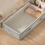 Under Bed Storage Containers Rectangle Multipurpose Organizer Bins, Foldable Sweater and Linen Storage Bags Under-Bed Storage - Image 4