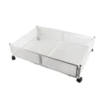 Foldable Under Bed Storage Container with Wheels Multifunctional Home Dorm Toys Clothes Books Shoes Storage Bins Visible - Image 11