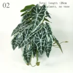 Artificial Terrarium Plants Vine Wall Hanging Flower Rattan Simulation Plastic Leaf Rattan Green Grass Home Balcony Garden Decor - Image 7