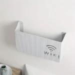 1PC Wifi Router Storage Box Wall Hanging Wifi Box Wireless Storage Boxes Case Power Strip Office Hanging Organizers - Image 9