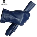 Touch Screen Leather Gloves, High-End Leather Gloves Women, Genuine Leather Winter Gloves, Keep Warm Women's Leather Gloves-2226 - Image 14