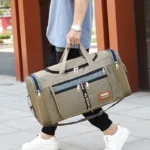 Travel Bag Large Capacity Handbag Portable Outdoor Carry Luggage Convenient Practical Male's Weekend Duffle Bags - Image 26