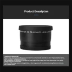 -MEOF 55Mm 2.0X Telephoto Lens Teleconverter Lens Digital SLR Camera Parts High-Quality Photography Accessory - Image 4