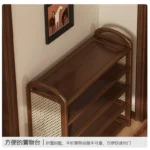 Shoes Organizers Narrow Corridor Shoe Rack Space Saving Storage Shelf Shoe Rack Luxury Designs Sturdy Home Furniture Accessories - Image 61