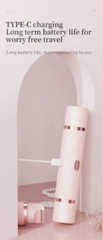 Electric Shaver for Women Waterproof Wet Dry Hair Razors 2 in 1 Double Head Underarm Bikini Beard Hair Trimmer Electric Razor - Image 21